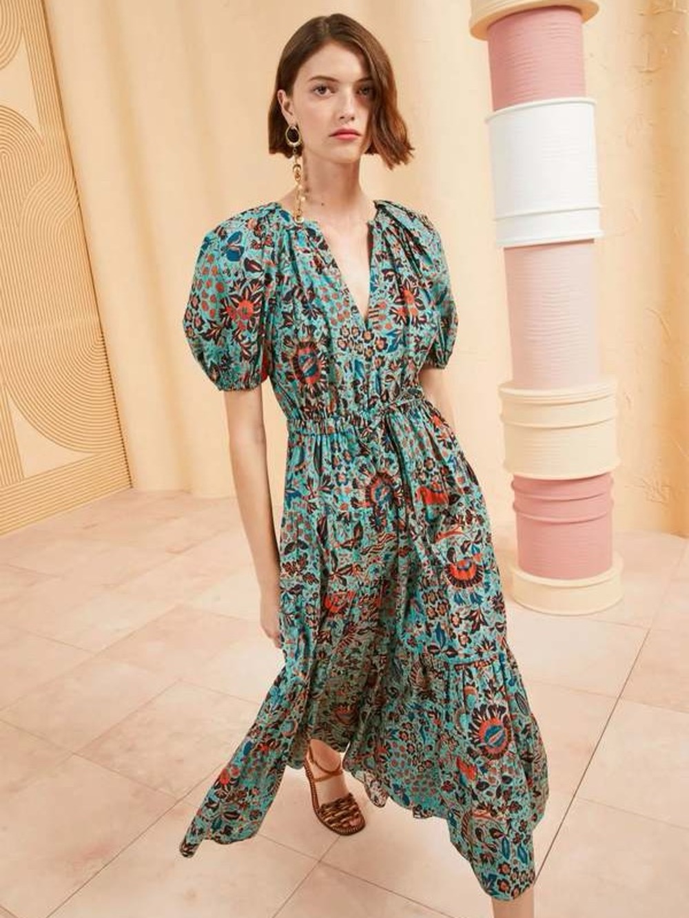Ulla Johnson Olina Dress - Jade - size 0
